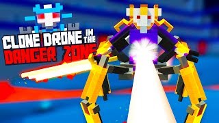 Defeating the Deadly Lazer Challenge In Clone Drone In The Danger Zone