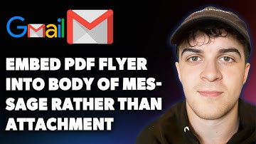 How to Embed Pdf Flyer into the Body of Message Rather Than Attachment -gmail Tip (Full 2025 Guide)