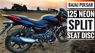 Bajaj Pulsar 125 Neon Split Seat Disc