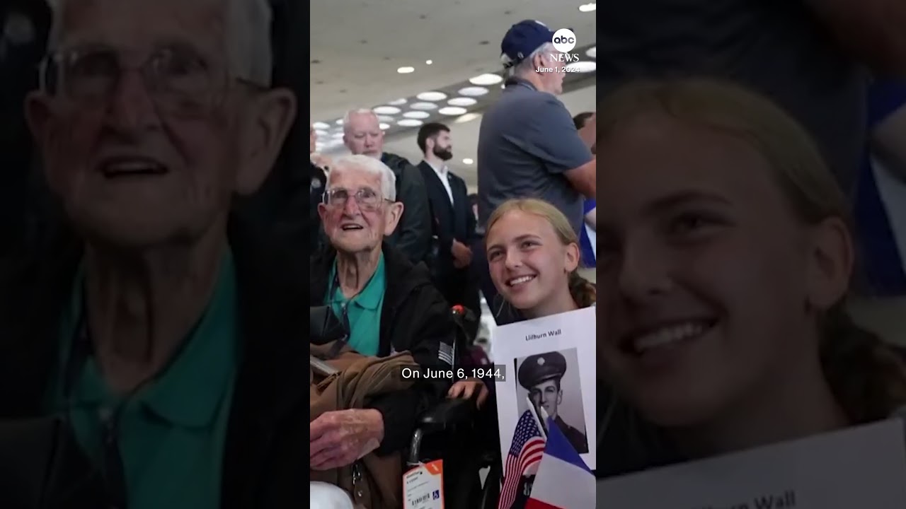 World War II veterans arrive in France for ceremonies commemorating 80th anniversary of D-Day