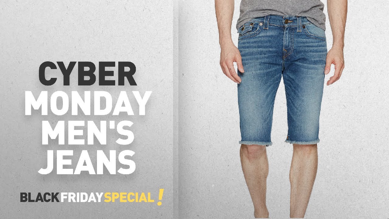 Cyber Monday Men's Jeans Short Deals: True Religion Men's Ricky Short with Flap