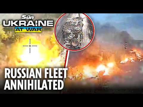 Russian soldiers on quad bikes wiped out by advanced drone assault unit in occupied Donetsk