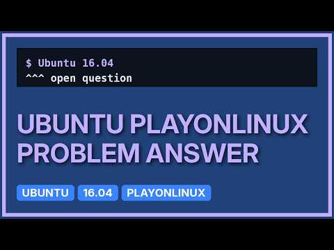 Ubuntu: PlayOnLinux Help - Error: What's the reason for this apt-get install error?