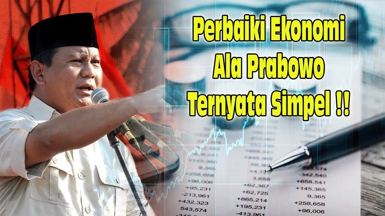 Prabowo Bocorkan Rahasia Memperbaiki Ekonomi Indonesia...Ternyata