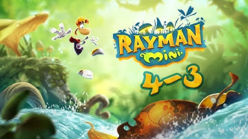 Rayman Mini 4-3 On time and on target | All 100 Lums