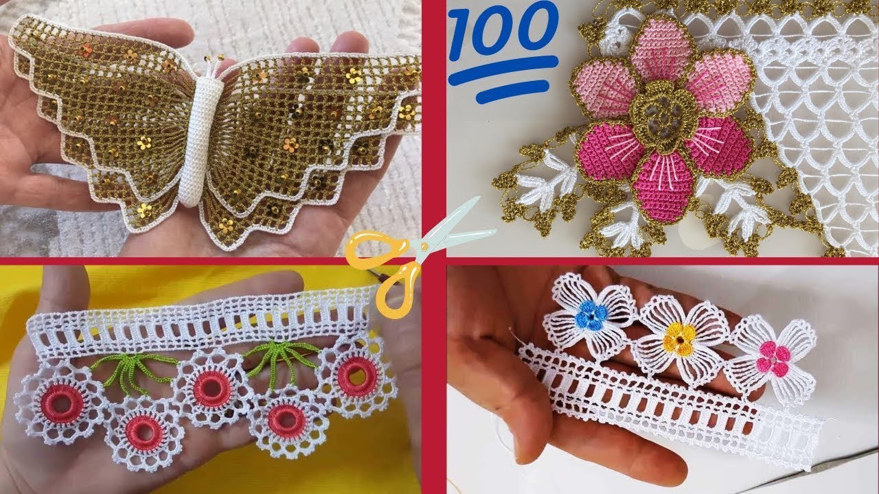 80 Adet Birbirinden Güzel Havlu Kenarı Modellerim  🌺💯