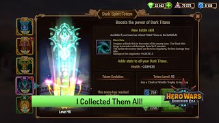 I Finally Got All 30 Totems! Opening Last Two Dark Totems - Hero Wars: Dominion Era