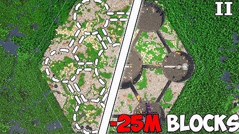I Removed 25,000,000 Blocks in Hardcore Minecraft to Build THIS