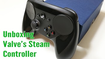 Steam controller unboxing
