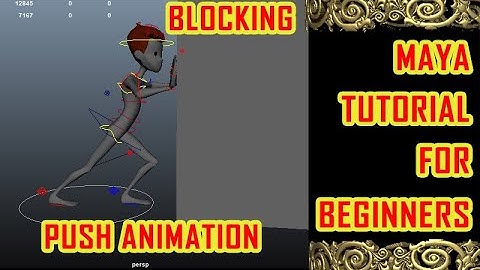 push animation | maya push animation |maya animation tutorial in hindi