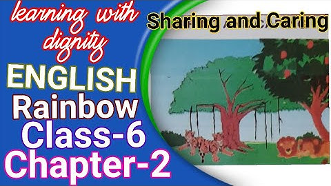 Sharing and Caring Class-6 Chapter 2 हिन्दी में अनुवाद  with #Questionsanswer