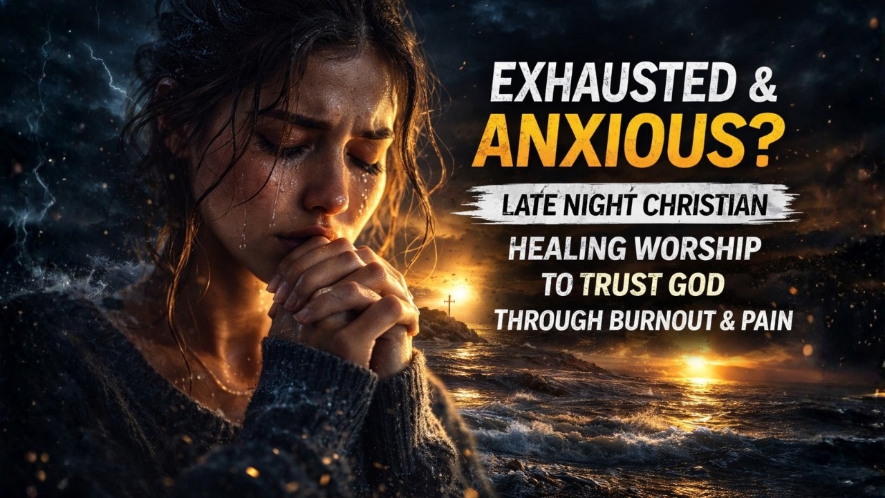 Exhausted & Anxious? Late Night Christian Healing Worship to Trust God Through Burnout & Pain