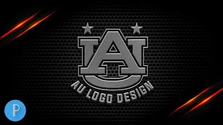 A U Professional Logo Design  || How To Make Logo Design in Pixellab screenshot 5