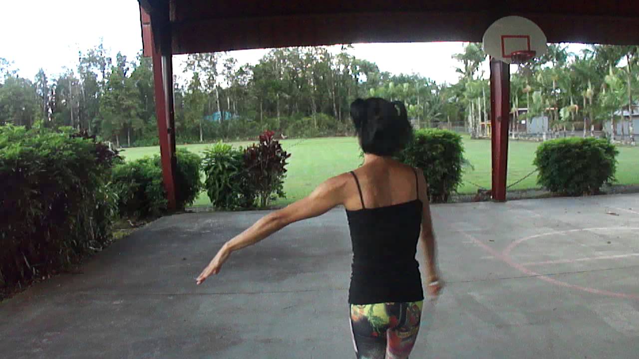 Baton twirling instruction "Neck wrap flick" YouTube