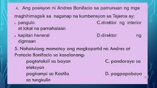 ALAMIN ANG PANGYAYARI SA PANAHON NG PAKIKIPAGLABAN NI NADRES BONIFACIO SA PANAHON NG HIMAGSIKAN