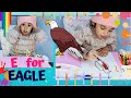 How to color in eagle |Fun and learning activity for toddlers #colors #drawing #eagle #kidslearning