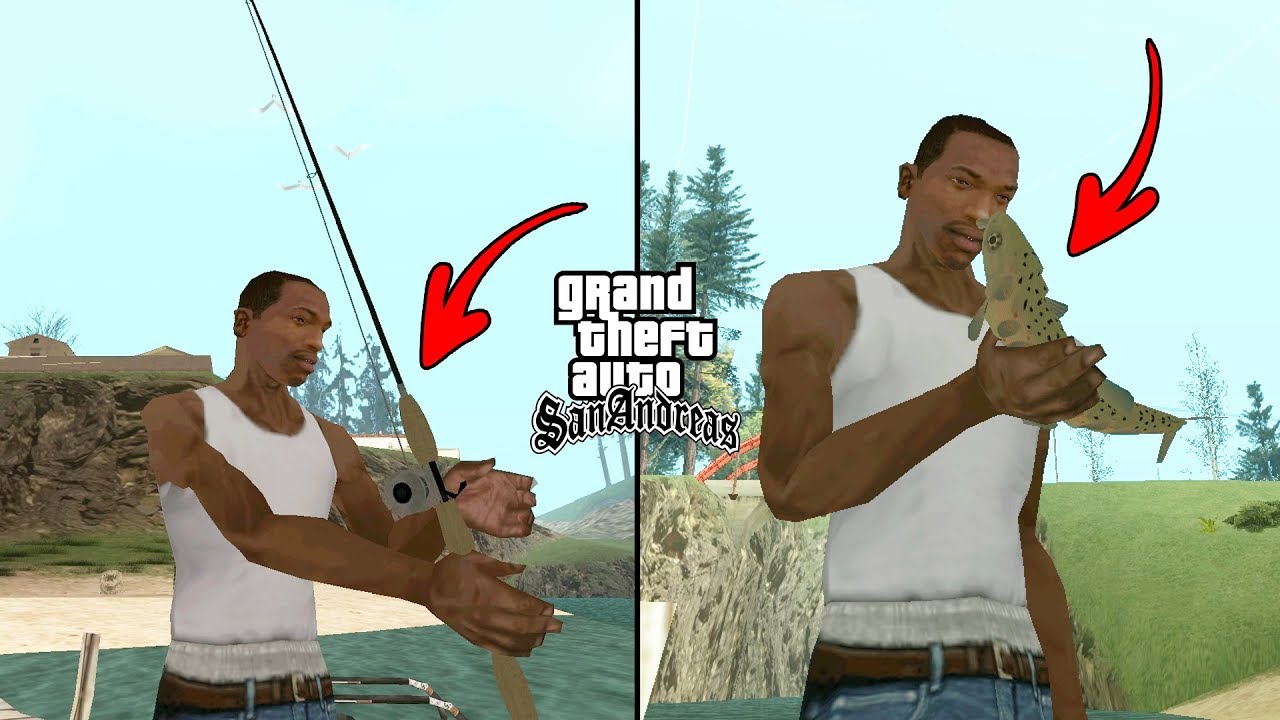Went fishing in SAMP. Not the big reel I was hoping for : r/GTA