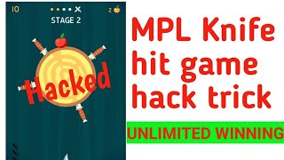 MPL Knife Hit game hack trick | Every time winning trick | Unlimited winning trick | screenshot 4