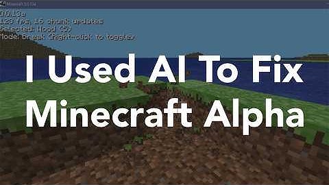 Claude Sonnet 3.7 vs Minecraft Classic 0.0.13a from 2009