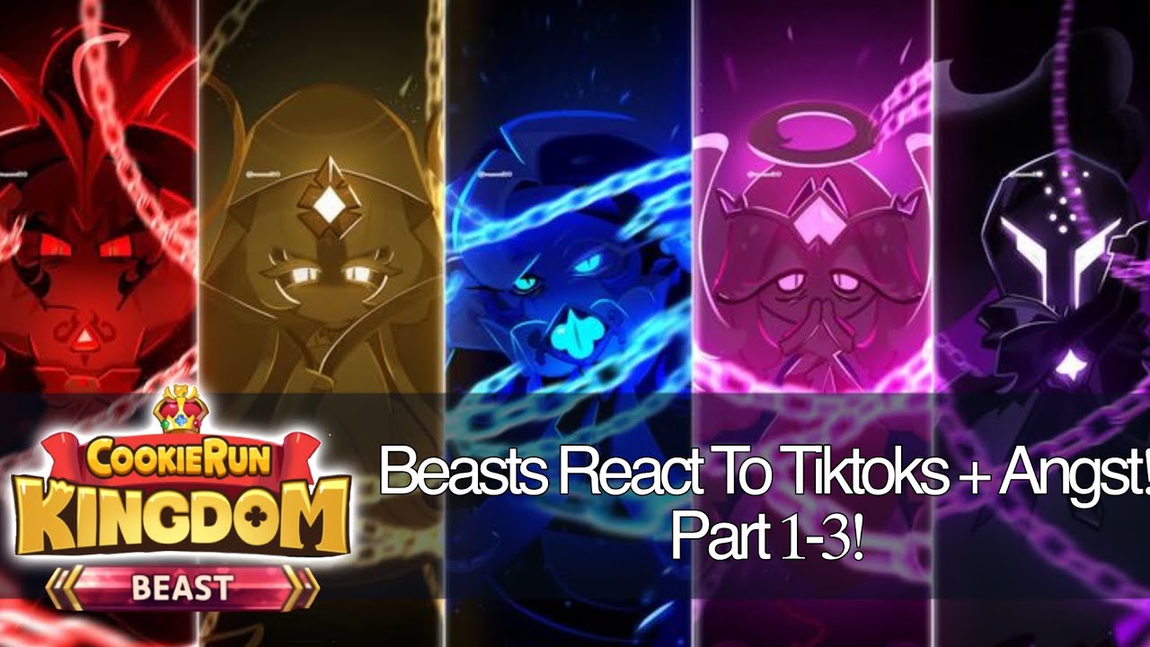 Cookie Run Kingdom Beasts React To Tiktoks + Angst! || Parts 1-3! || WATCH IN 2x SPEED!