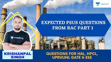 Expected PSUs questions from RAC | Part 1 | Questions for HAL , HPCL,GATE 2022 | Krishanpal Singh