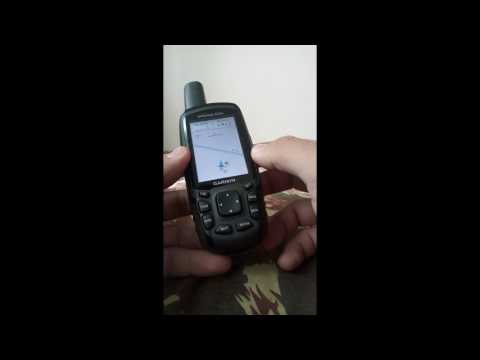 Tutorial Video handmatig Aula GPS Garmin GPSMAP 62sc