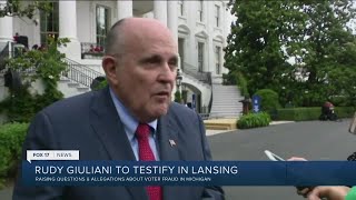 Rudy Giuliani to testify in Lansing