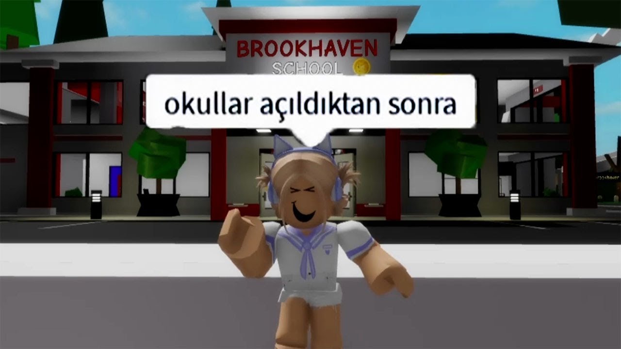 SİZ OKULDA EN ÇOK NELERİ SEVİYORSUNUZ? 😃😂 /Roblox Brookhaven / Pro mia -  BiliBili