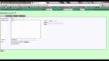 How to create a new appointment WebCalender Tutorials
