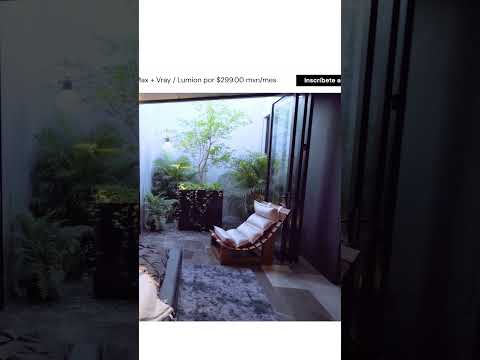 Recámara Abierta al Jardín #CasaImpactante #arquitecturacontemporanea