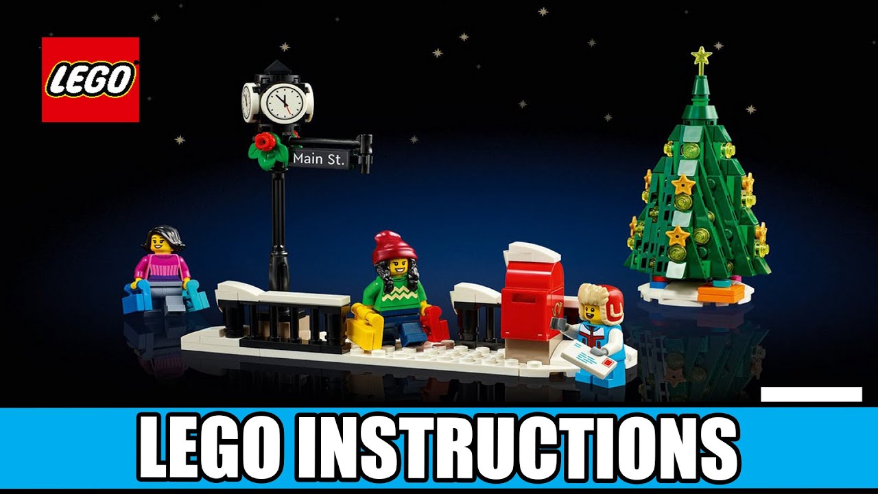 Ideas - Christmas High Street / Holiday Main Street LEGO instructions