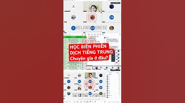 Học biên phiên dịch tiếng trung ở đâu? #beijingchinese