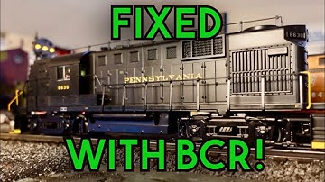 Troubleshooting MTH PS2 Locomotives - Battery to BCR Fix
