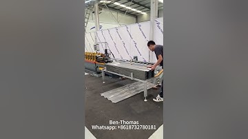 hanging wall panel roll forming machine  #rollformingmachine #rollforming #machine #wallpanelmachine