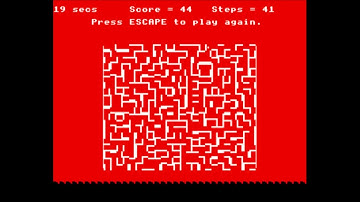 A Million Mazes for the BBC Micro