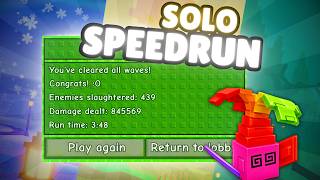 SOLO Speedrunning The HARDEST Maps In Garden Tower Defense 1.51