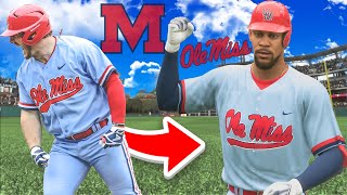 OLE MISS JERSEYS IN MLB The Show 24! | Ole Miss Uniform Tutorial