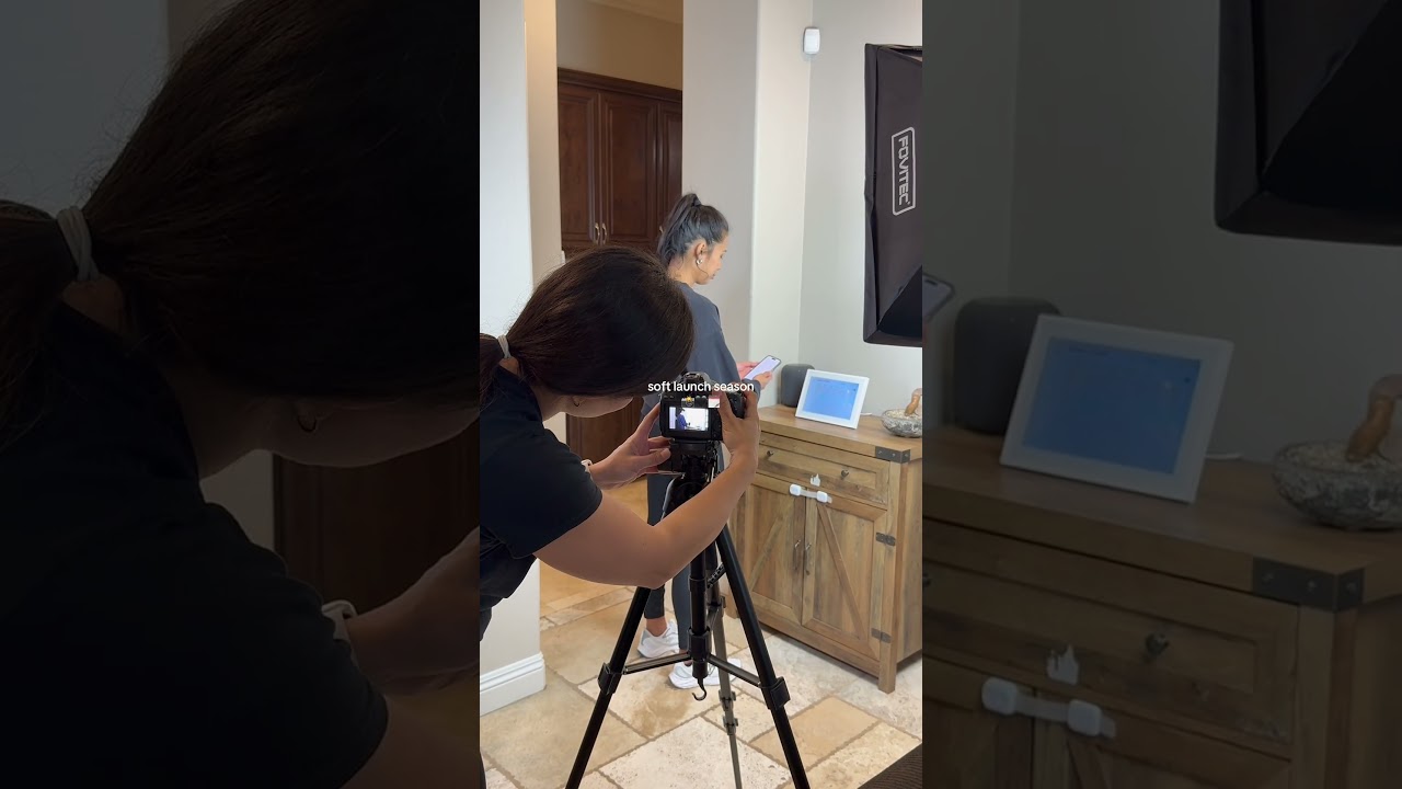 Behind the Lens: Shooting the Aluratek Smart WiFi Calendar Frames 🖤 