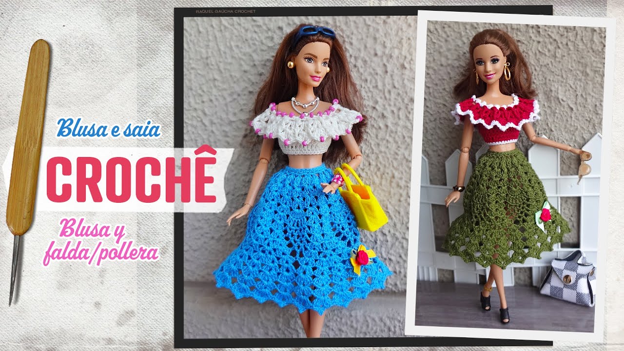 RaquelGaucha #Barbie #Doll #Muñeca #Boneca #Roupa #Shorts #Blusa #Blouse  #Pants #Bota #Meia #Chapéu #…
