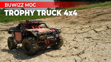 BuWizz MOC - Trophy Truck 4x4 made from LEGO® bricks