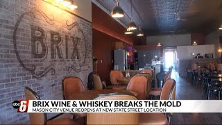 Mason City's Brix Wine & Whiskey reopens at new State Street location