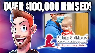 We've Raised Over $100,000 for St. Jude and WE AREN'T DONE YET!