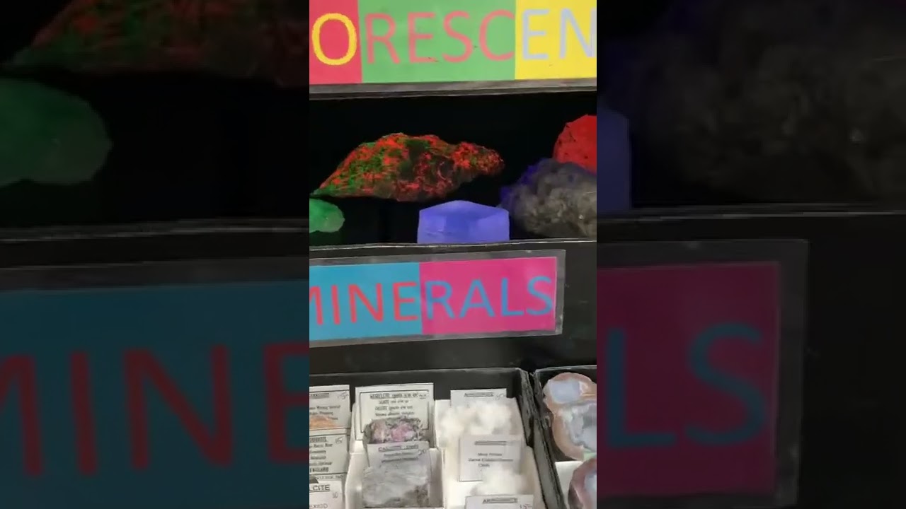 Have you seen fluorescent minerals before? Check-out the glow under ultraviolet (UV) lighting…