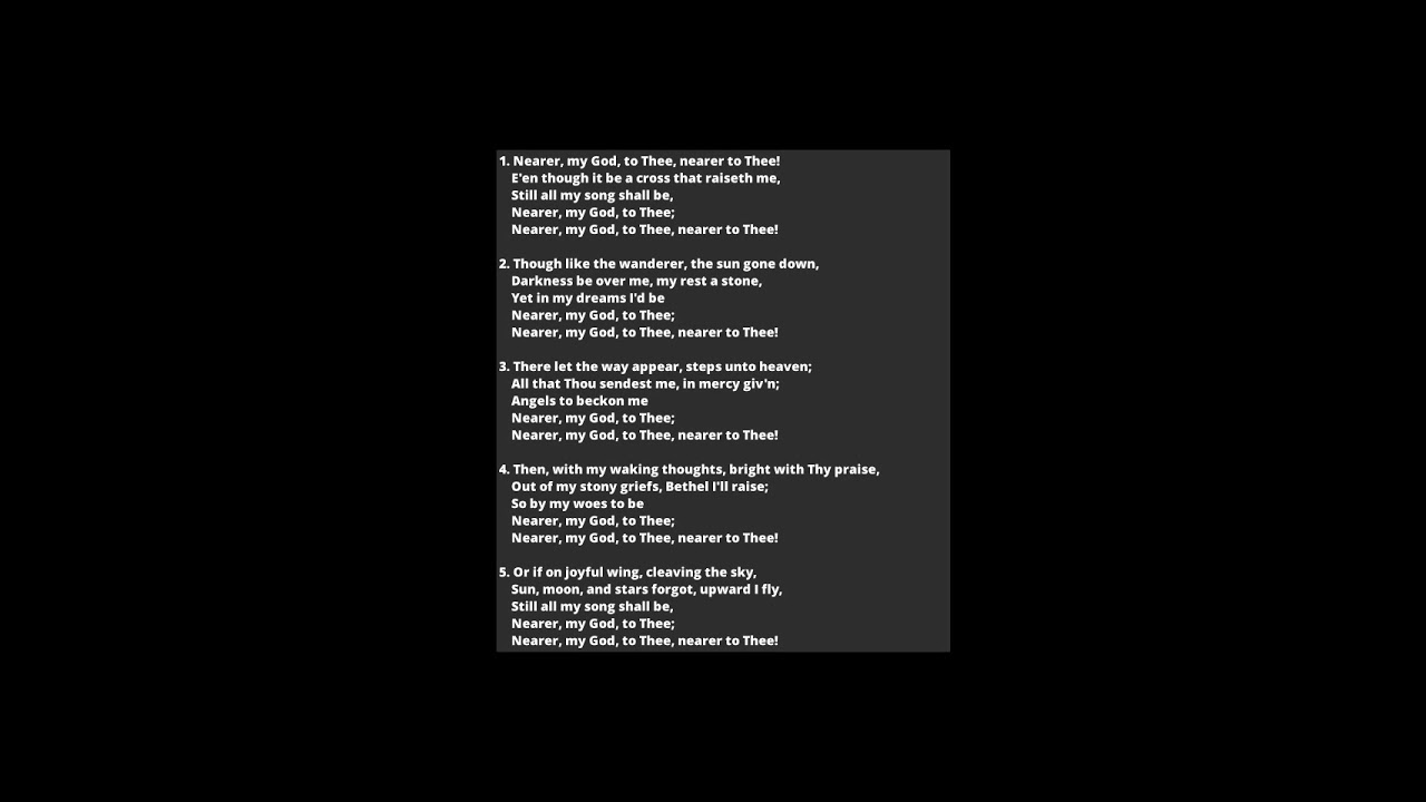 GHS 227 - Nearer, My God To Thee