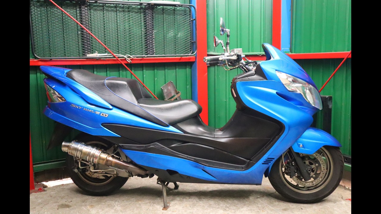 ☆スカイウェイブ250SS☆スマートキー2個付☆youtubeで車両の状態を