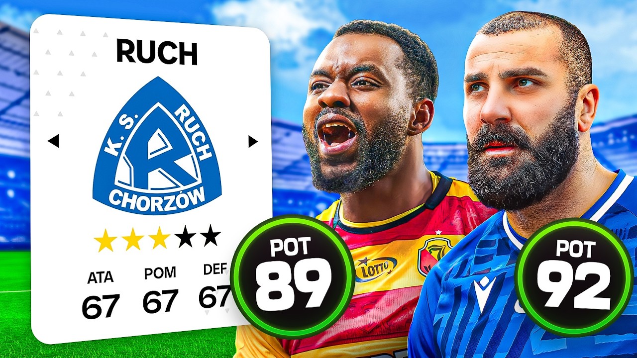 🔵 Czy RUCH CHORZÓW Wygra LIGĘ MISTRZÓW Kupując Tylko z EKSTRAKLASY?! 🔵