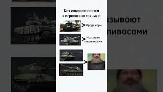 Отношение игроков War Thunder к танкам: #warthunder #gaming #viral #fyp #reels #funny #meme #games