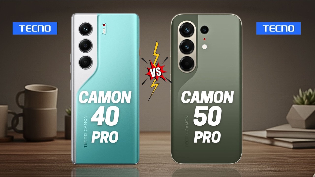 Tecno Camon 40 Pro vs Tecno Camon 50 Pro  Full comparison ⚡Which one is Best