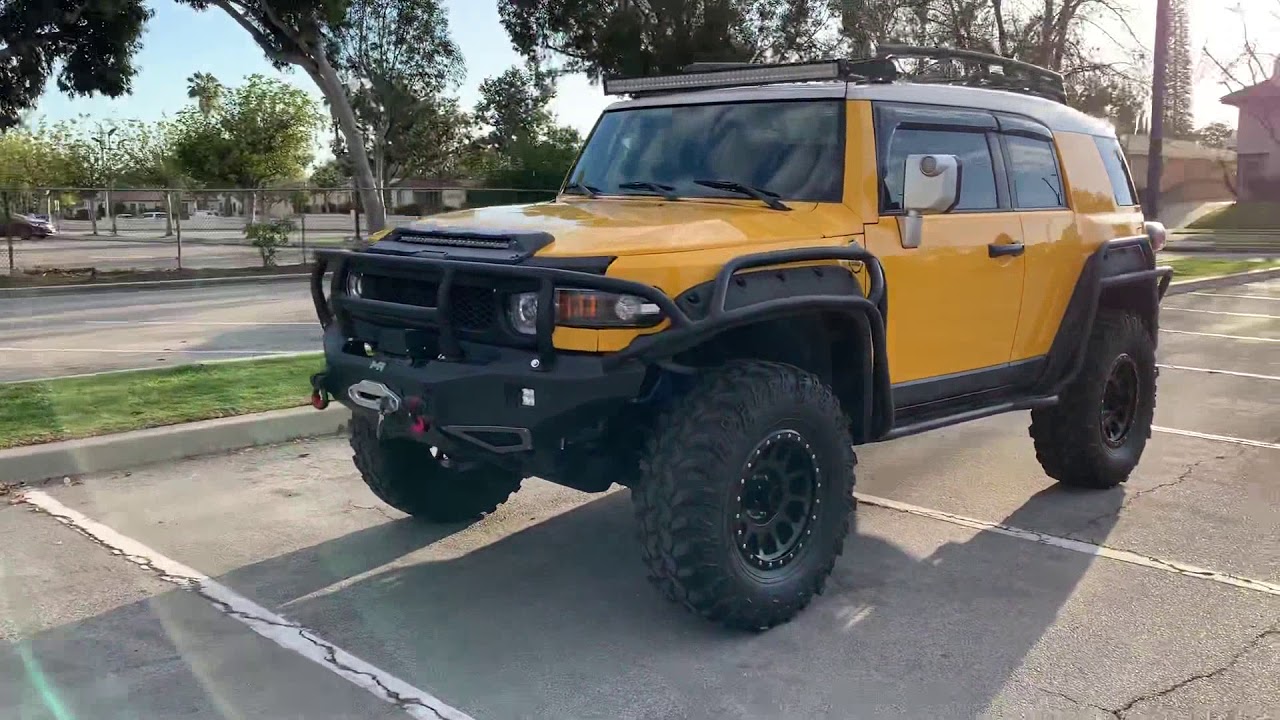 Fj Cruiser 36 Inch Super Swampers Body Armor Tube Bumpers 4 Lift