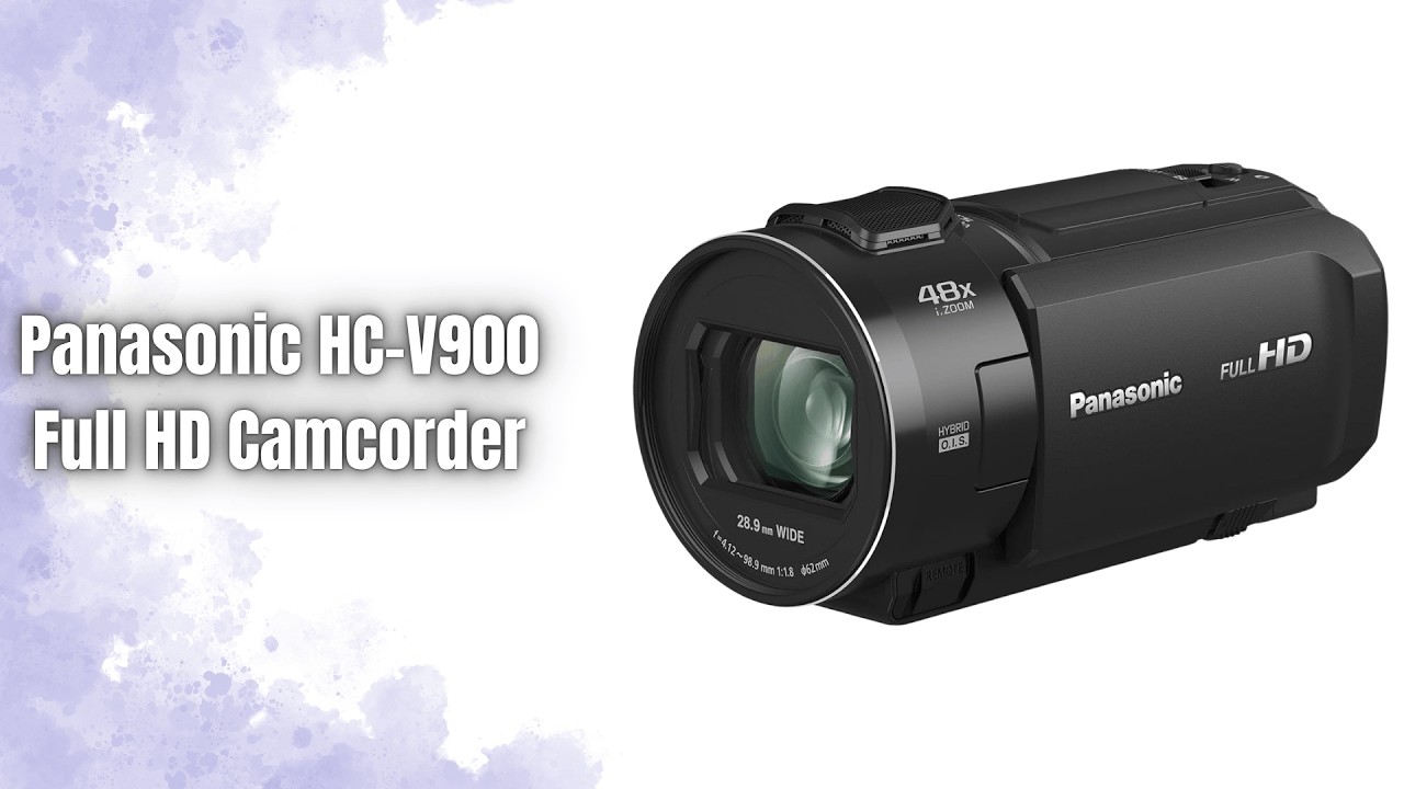 Panasonic HC-V900 Camcorder Review | Lightweight Full HD Video